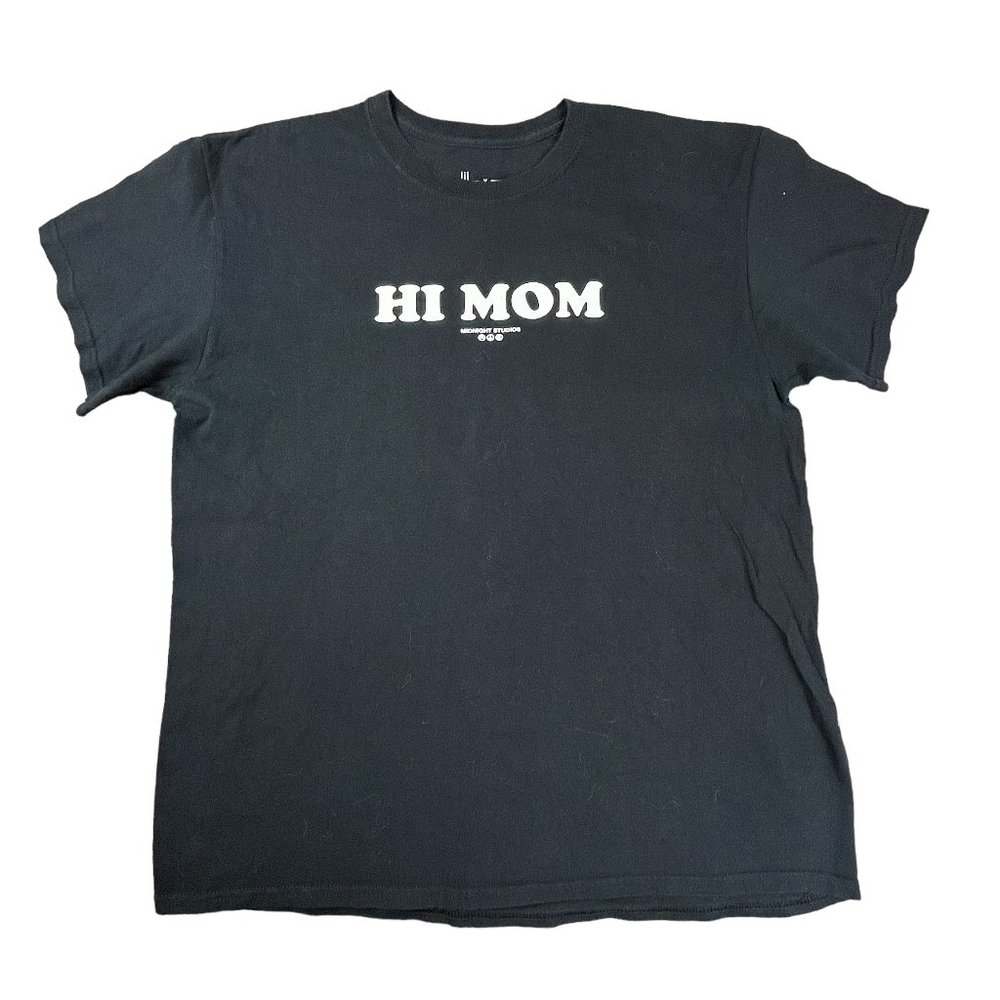 Lil Wayne x Midnight Studio Tha Carter V Hi Mom T Shirt Black Rap Hip Hop SS  L